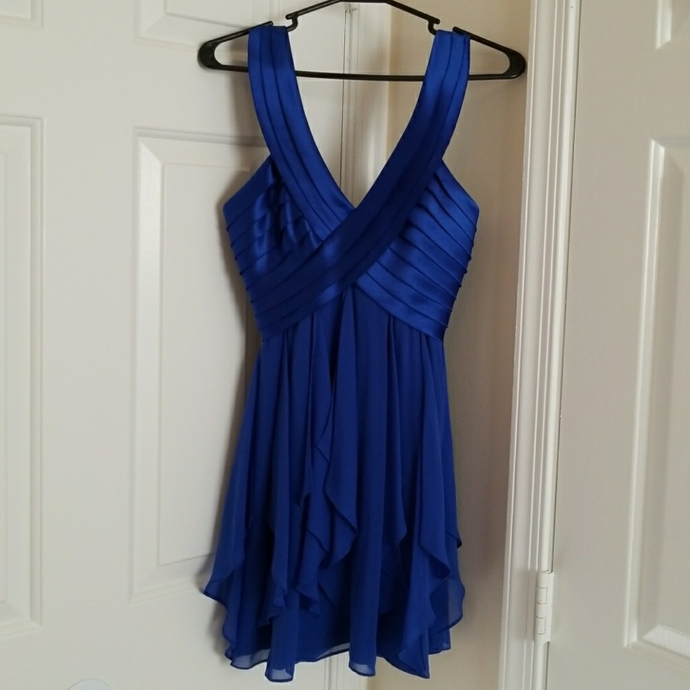 Size 0 BCBG Max Azria royal blue dress